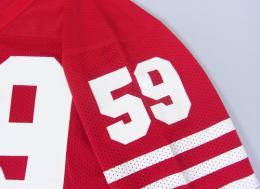 サンフランシスコ・フォーティーナイナース グッズ ラッセル 80's-90's ヴィンテージ オーセンティックジャージ(赤)#59 / San Francisco 49ers