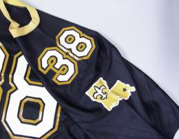 ニューオーリンズ・セインツ グッズ サンドニット 80's-90's ヴィンテージ オーセンティックジャージ(黒)#38 / New Orleans Saints