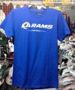 ロサンゼルス ラムズ グッズ ファナティクス ルックアップコットンTシャツ (青) / Los Angeles Rams