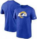ロサンゼルス ラムズ グッズ ナイキ エッセンシャル ドライフィットTシャツ (青) / Los Angeles Rams