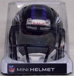 ボルティモア・レイブンズ グッズ リデル レボリューション スピード レプリカ ミニヘルメット/ NFL グッズ Baltimore Ravens Revolution Speed Mini Football Helmet