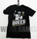 ドリュー・ブリーズ ニューオーリンズ セインツ グッズ ファナティクス 引退記念 キング Tシャツ(黒) / Drew Brees New Orleans Saints