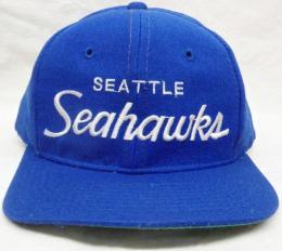 シアトル・シーホークス グッズ N.W.A. Eazy-E スポーツスペシャリティーズ スクリプト ヴィンテージ スナップバック キャップ (青) / Seattle Seahawks