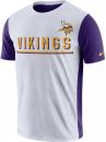 NFL NIKE '2016 サイドライン チャンプドライブ 2.0 コットン DRI-FIT 半袖Tシャツ(白/紫)/ Minnesota Vikings ( ミネソタ バイキングス )