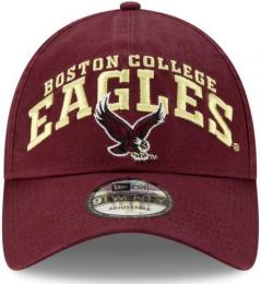 ボストン カレッジ イーグルス グッズ ニューエラ アーチオーバーロゴ 9TWENTYスラウチ キャップ (マルーン)/ Boston College Eagles