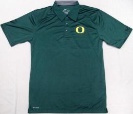 オレゴン・ダックス グッズ ナイキ '2013 サイドライン コーチズ ポロシャツ (ドライフィット版) (緑)/ Oregon Ducks