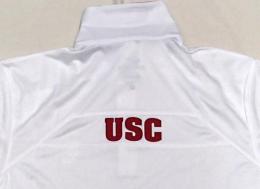 USC ・トロージャンズ グッズ ナイキ '2013 サイドライン コーチズ ポロシャツ (ドライフィット版) (白)/ USC Trojans