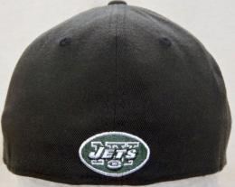 ニューヨーク ジェッツ グッズ ニューエラ ブラック クラシック サーティーナインサーティー フレックス キャップ (黒/グレー)/ New York Jets