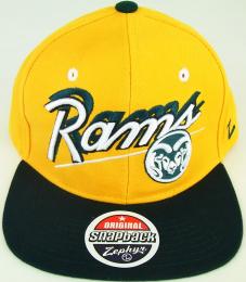 コロラドステイト・ラムズ グッズ カレッジ ゼファー シャドースクリプト スナップバック キャップ  / Colorado State Rams Zephyr SnapBack CAP
