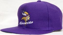 ミネソタ・バイキングス グッズ ニューエラ ヴィンテージ スナップバック キャップ "ベーシックロゴ"(紫) / Minnesota Vikings