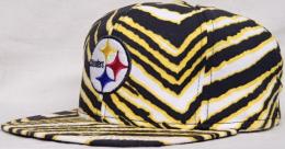 Pittsburgh Steelers Zubaz Vintage SnapBack Cap by AJD CAP CORP Made In USA