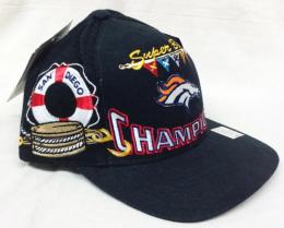 Denver Broncos Logo Athletic Vintage SnapBack Cap " SUPER BOWL XXXII Locker Room "