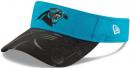 カロライナ・パンサーズ グッズ ニューエラ NFL '16 サイドライン サインバイザー(黒/パンサーブルー) / Carolina Panthers
