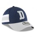 ダラス カウボーイズ グッズ ニューエラ NFL '18 サイドライン ホーム 39 Thirty FLEX CAP (紺/グレー) ※カウボーイズ限定"D"ロゴ版 / Dallas Cowboys