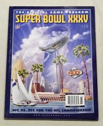 NFL グッズ SUPER BOWL XXXV "2001 (第35回スーパーボウル)オフィシャル ゲーム プログラム
