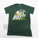 ブレッド・ファーブ グリーンベイ パッカーズ マジェスティック PRO FOOTBALL HALL OF FAME (殿堂入り) HOF Cust.1 Tシャツ(緑)/ Brett Favre Green Bay Packers