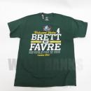 ブレッド・ファーブ グリーンベイ パッカーズ マジェスティック PRO FOOTBALL HALL OF FAME (殿堂入り) Welcome Home HOF Tシャツ(緑)/ Brett Favre Green Bay Packers