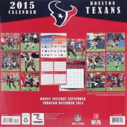 ヒューストン テキサンズ グッズ '2015 チームカレンダー
