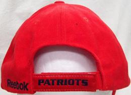 NFLグッズ Reebok ( リーボック ) ベーシック ロゴ コットン キャップ 2(赤) / New England Patriots ( ニューイングランド ペイトリオッツ )