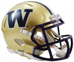 ワシントン ハスキーズ リデル レボリューション スピード レプリカ ミニヘルメット / Washington Huskies Riddell Revolution Speed Mini Helmet