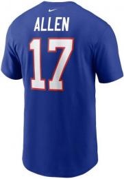 ジョシュ アレン バッファロー ビルズ ナイキ プレイヤーナンバー両面Tシャツ (青)/ Josh Allen Buffalo Bills