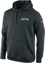 NFL グッズ NIKE ナイキ '2014 サイドライン プラット キックオフ チェーン プルオーバー パーカー(チャコールグレー)/ Seattle Seahawks(シアトル シーホークス)