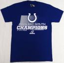 マジェスティック社 NFL '14 ディビジョン優勝記念 ロッカールーム Tシャツ (青)/ Indianapolis Colts ( インディアナポリス コルツ )