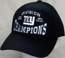 NFL グッズ 2011 NFC:EAST Division Champions Official Locker Room CAP(BLACK)/NewYork Giants(ニューヨーク ジャイアンツ)