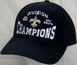 NFL グッズ 2011 NFC SOUTH Division Champions Official Locker Room CAP(BLACK)/NewOrleans Saints(ニューオリンズ セインツ)