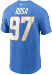 ジョーイ・ボーサ ロサンゼルス チャージャース ナイキ プレイヤーナンバー両面Tシャツ (パウダーブルー)/ Joey Bosa Los Angeles Chargers