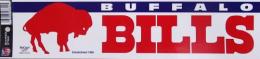 バッファロー ビルズ グッズ NFL バンパーステッカー 3 (旧ロゴ版)