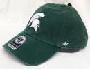 ミシガンステイト スパルタンズ '47BRAND ( フォーティーセブンブランド ) NCAA レガシー クリーンアップ スラウチ CAP (モスグリーン) / Michigan State Spartans