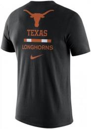 テキサス ロングホーンズ グッズ ナイキ '21 DNA コットンドライフィット両面Tシャツ (黒)/ Texas Longhorns