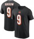 ジョー・バロウ シンシナティ ベンガルズ ナイキ プレイヤーナンバー両面Tシャツ (黒)/ Joe Burrow Cincinnati Bengals