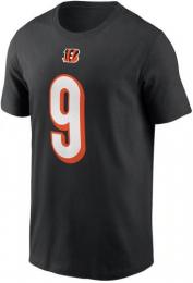 ジョー・バロウ シンシナティ ベンガルズ ナイキ プレイヤーナンバー両面Tシャツ (黒)/ Joe Burrow Cincinnati Bengals