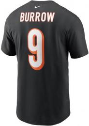 ジョー・バロウ シンシナティ ベンガルズ ナイキ プレイヤーナンバー両面Tシャツ (黒)/ Joe Burrow Cincinnati Bengals