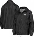 フィラデルフィア イーグルス ダンブルック コーチジャケット (黒)/ Philadelphia Eagles