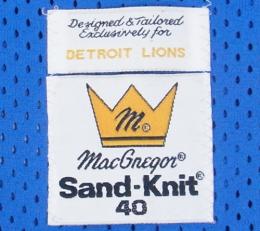デトロイト・ライオンズ グッズ サンドニット 80's-90's ヴィンテージ オーセンティックジャージ(青)#47 / Detroit Lions