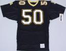 ニューオーリンズ・セインツ グッズ サンドニット 80's-90's ヴィンテージ オーセンティックジャージ(黒)#50 / New Orleans Saints