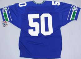 シアトル シーホークス グッズ ラッセル 90's ヴィンテージ オーセンティックジャージ#50(青)/ Seattle Seahawks　Compton 1980 N.W.A. Eazy-E