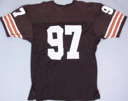 クリーブランド ブラウンズ グッズ サンドニット 90's ヴィンテージ オーセンティックジャージ#97(茶)/ Cleveland Browns