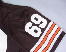 クリーブランド ブラウンズ グッズ サンドニット 90's ヴィンテージ オーセンティックジャージ#69(茶)/ Cleveland Browns