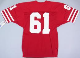 サンフランシスコ・フォーティーナイナース グッズ ラッセル 80's-90's ヴィンテージ オーセンティックジャージ(赤)#61 / San Francisco 49ers