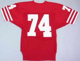 サンフランシスコ・フォーティーナイナース グッズ ラッセル 80's-90's ヴィンテージ オーセンティックジャージ(赤)#74 / San Francisco 49ers