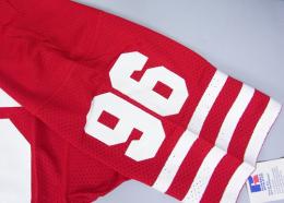 サンフランシスコ・フォーティーナイナース グッズ ラッセル 80's-90's ヴィンテージ オーセンティックジャージ(赤)#96 / San Francisco 49ers