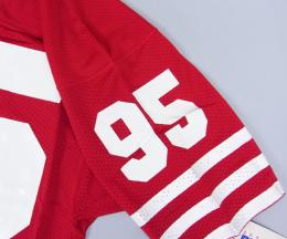 サンフランシスコ・フォーティーナイナース グッズ ラッセル 80's-90's ヴィンテージ オーセンティックジャージ(赤)#95 / San Francisco 49ers