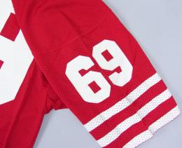 サンフランシスコ・フォーティーナイナース グッズ ラッセル 80's-90's ヴィンテージ オーセンティックジャージ(赤)#69 / San Francisco 49ers