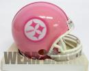 ピッツバーグ・スティーラーズ グッズ リデル ピンクリボン版 VSR4 レプリカ ミニヘルメット/ NFL グッズ Pittsburgh Steelers Pink ribbon VSR4 Mini Football Helmet