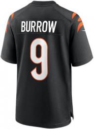 ジョー・バロウ シンシナティ ベンガルズ ナイキ ゲームジャージ (黒)/ Joe Burrow Cincinnati Bengals