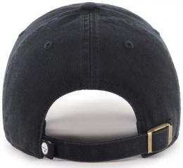 ピッツバーグ スティーラーズ '47BRAND ( フォーティーセブンブランド ) NFL レガシー クリーンアップ スラウチ CAP (黒)/ Pittsburgh Steelers